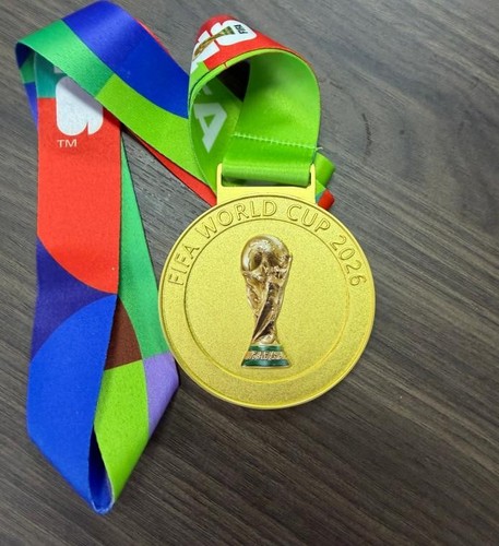 Football world cup gold medal - football,