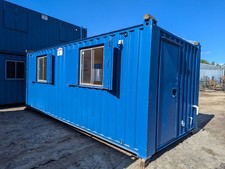 21ft x 9ft (6.3m x 2.7m) Office + Sink (Anti-Vandal Steel Unit, Cabin, Office)