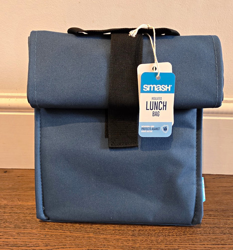 Smash insulated lunch bag blue - smash,