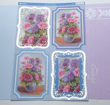Kanban Shades of Spring Floral Toppers, Inserts & Card Kit Postage Discounts