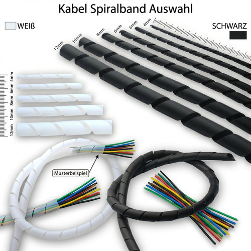 Spiral hose cable - ,