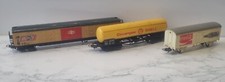 3x Vintage Lima HO Rolling