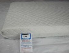 Extra Thick Travel Cot Mattress Fully Breathable Mattress With Quilted Cover