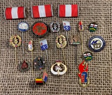 German badges pins, Vintage