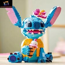 Building Blocks 43249 Stitch Playset with Ice-Cream Cone and Character Figure