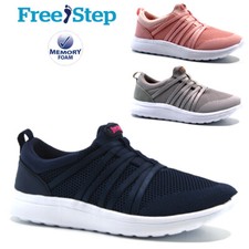 LADIES MEMORY FOAM TRAINERS