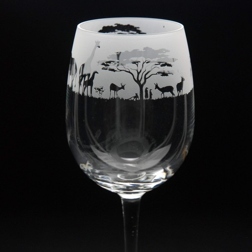 Safari crystal wine glass - safari,