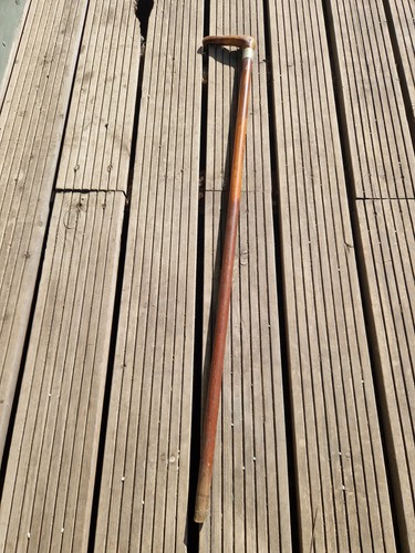 Vintage wooden walking stick - vintage,