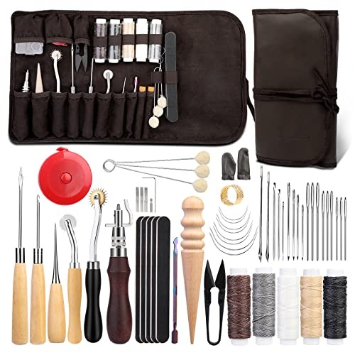 55pcs leather sewing kit - sewing,