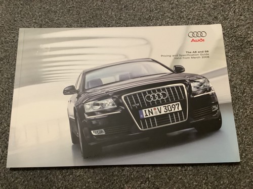 Audi and brochure - a8,