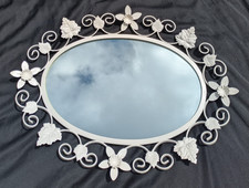 VTG 1950s OFF WHITE OVAL