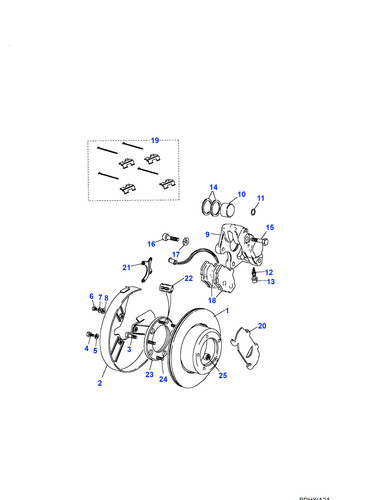 Land rover shield - rover, disc
