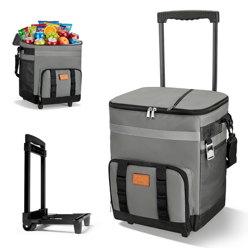 Collapsible rolling cooler bag - collapsible,