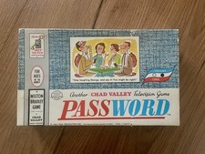 PASSWORD - vintage Milton Bradley Television Game from 1963 made by Chad Valley