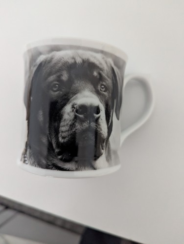 Mug depicting rottweiler brand - mug,