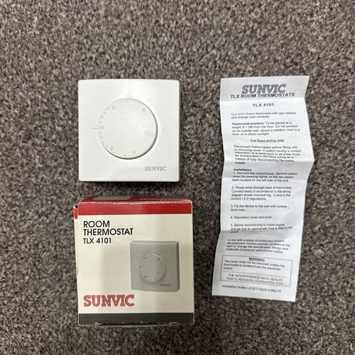Sunvic volt room thermostat - room,