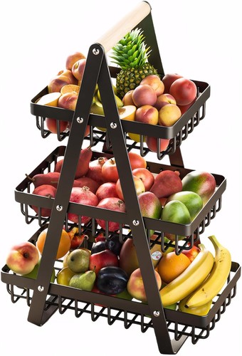 Tier fruit storage basket - storage,
