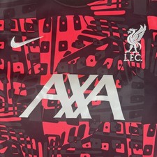 Rare Original Liverpool 2020/2021 Pre-Match Training Football Shirt Mens XL