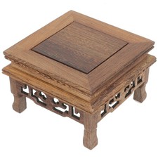 Flower Pot Base Wooden Stand