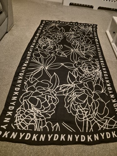 Dkny designer scarf black and - scarf,