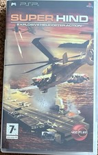 SUPER HIND EXPLOSIVE HELICOPTER ACTION SONY PSP PAL (Region Free)