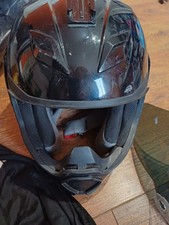 Icon Airflite  Black Motorbike Motorcycle Helmets Size 57-58 M