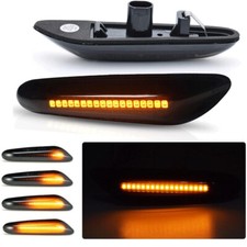2X Dynamic LED Side Indicator Signal Marker Lights BMW E90 E91 E92 E60 E82 E46