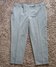 ~ NEW -  PRINCIPLES PETITE  - SIZE 18 - GREY MARL SMART STRETCH SUIT TROUSERS