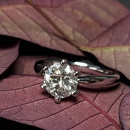 Diamond ring engagement gold - ring,