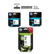 HP 62 Ink Cartridges Black and