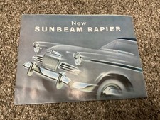 Sunbeam Rapier  Brochure 1958-
