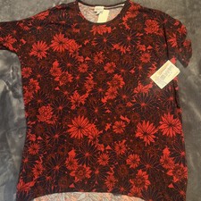 Lularoe Irma Medium Blue Red