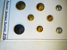 Vintage Railway Buttons