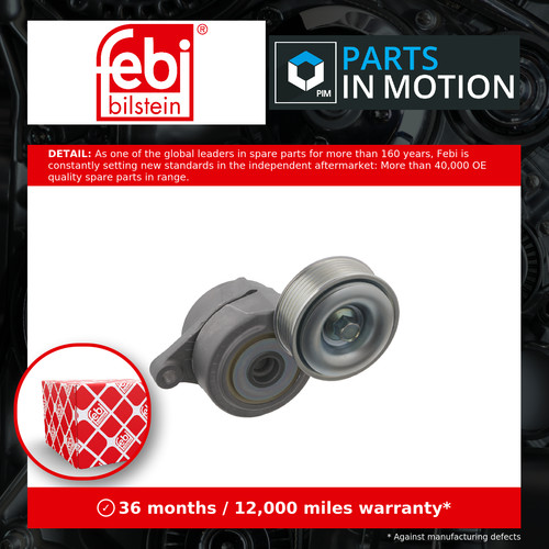 Aux belt tensioner fits - belt,