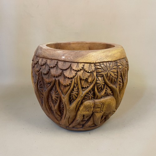 Vintage hand carved indian - vintage,