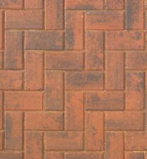Concrete Block Paving 50mm Brick Pavior - Brindle (1x 8.48m2 Pack) 424 Blocks UK