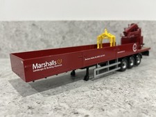 Corgi - Dropside Trailer & Crane/Hiab - Marshalls - CC12219 - 1:50 - Mint/New