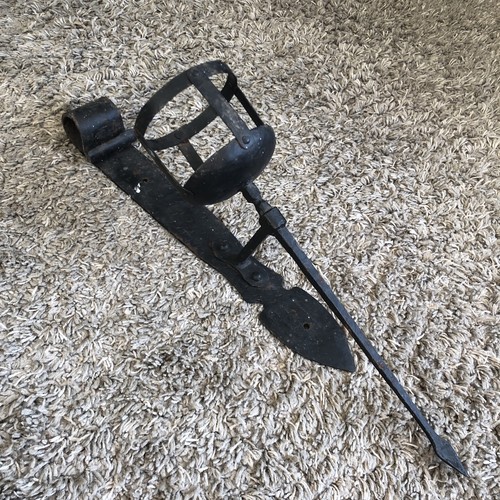 Antique wrought iron - iron, wall