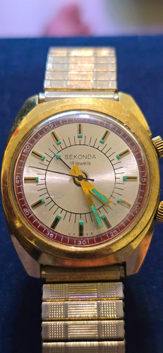 Vintage sekonda poljot - sekonda,