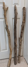 x3 Chunky Driftwood Sticks Long Branches Macrame Craft Wood Wall Hanging Poles