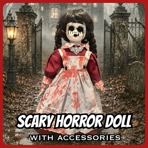 Porcelain horror doll - porcelain,