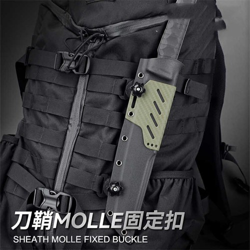 Sheath molle fixed buckle - molle,