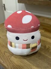 7.5” Malcolm The Mushroom Squishmallow With Scarf Autumn Edition 