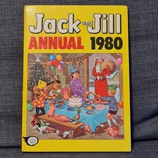 Collectors Retro 1980 Jack And Jill Hardback Christmas Annual 