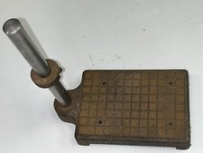 Vintage Cast Iron Small Bench Pillar Drill Stand Base & Pillar 