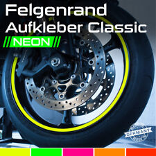 Neon Wheel Rim Stickers 9mm