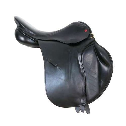 Medium black leather - 17.5",