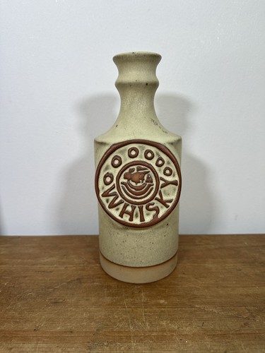 Tremar pottery whisky bottle - tremar,