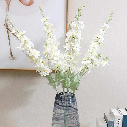 Pcs artificial delphinium - 5,