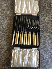 Stain Resisting Nickel 6 Piece Fish Cutlery Set Free UK Delivery Fa1